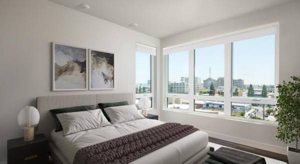 $2,292 / 527ft2 - Pool deck with cabanas, Full-size washer + dryer (Los Angeles - Social District)63863894599043124