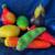 *** Vintage Collection of Folk Art Papier Mache Fruit *** 3 thumbnail