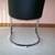 4 CONTEMPORARY - CHROME FRAME / BLACK VINYL DINNING ROOM CHAIRS 5 thumbnail