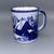Vintage Currier & Ives coffee mugs featuring winter scenes Japan Set of 4 5 thumbnail