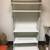 White Shelving Unit on wheels w/Adjustable Shelves 3 thumbnail