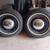 Nice set of Vintage steel 6"x 15" Rims with new P225/15" tires. 4 thumbnail