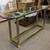 Vintage Mastercraft Style Brass & Glass console /Sofa Table  (SR) 5 thumbnail
