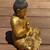 Rare Beautiful Antique Carved wooden Gilt Statue of Amitābha Buddha 2 thumbnail