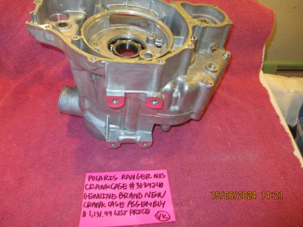 polaris 3089240 nos brand new factory oem crank case assembly in box 1