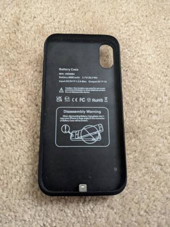 Case Cover Power Bank Battery Case iPhone 6 7 8 Black M: HIR50B4 1