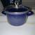 Chantal Cobalt Blue Enamel on Steel Dutch Oven Stock Pot w/ LId H 4.5 1 thumbnail