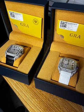 VVS1 Moissanite Diamond Watch 1