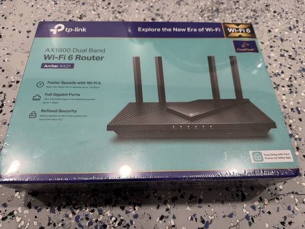 TP-Link AX1800 WiFi 6 Router (Archer AX21) 1