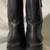 Michael Kors Anaka, Black Leather Platform Combat Boots Women’s Size 9 6 thumbnail