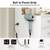 Beautiful white makeup vanity with LED lighting, built-in power outlet 4 thumbnail