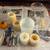 Flower vases, candle holder, candles, candle stubs 1 thumbnail