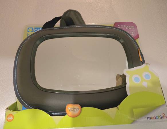 MUNCHKIN Brica MEGA and Regular Baby Mirror, In Car Mirror Grey 1