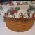 '98 Large Handled Longaberger Basket with Cherry & Berry Cloth Liner 2 thumbnail