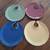 Longaberger Pottery Woven Traditions Wine and Cheese Plates 1 thumbnail