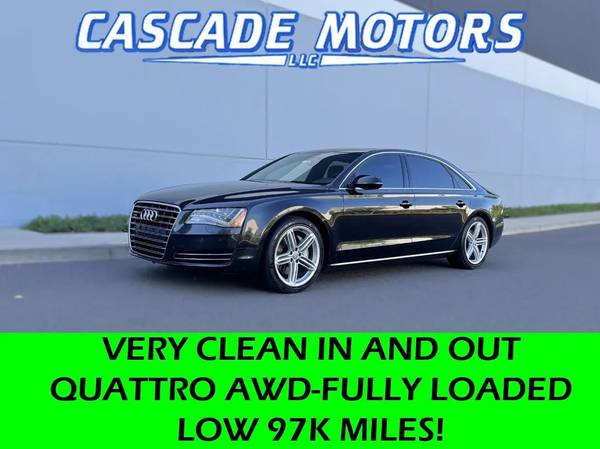 2013 AUDI A8 L 3.0T QUATTRO AWD *LOW 97K MILES* a6 a7 e550 s550 745i 1