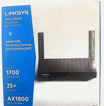 Wi-fi Router Linksys Max-Stream AX1800 - NEW IN BOX 1