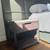 CB2 Tux marble top nightstand 2 thumbnail