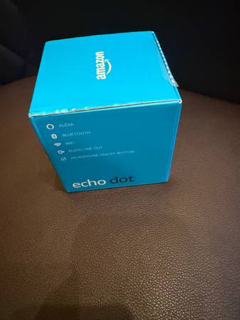 Echo dot 3rd generation brand new in unopened box 1