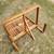 Custom Made Teak Folding Deck or Fence Mounting Table . See photos for details a 4 thumbnail