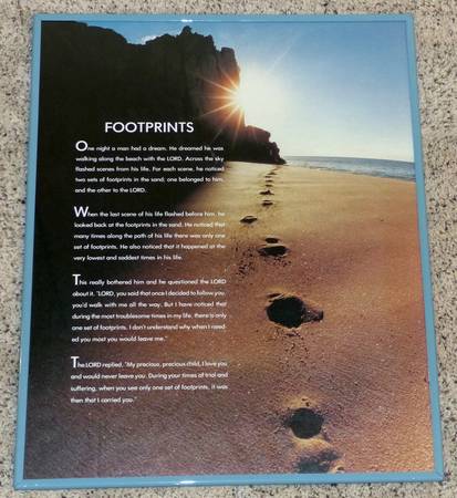 Footprints Wall Frame 1