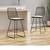 Counter stool with black metal frame 4 thumbnail