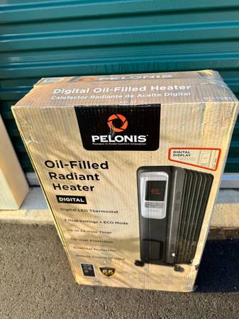 Pelonis Digital Oil-Filled Radiant Heater – Excellent Condition, Hardl 1