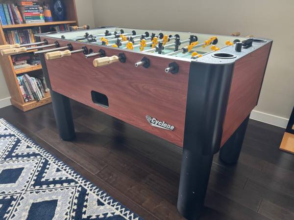 Tornado Cyclone foosball table(used) - delivered  w/in 25 miles 1