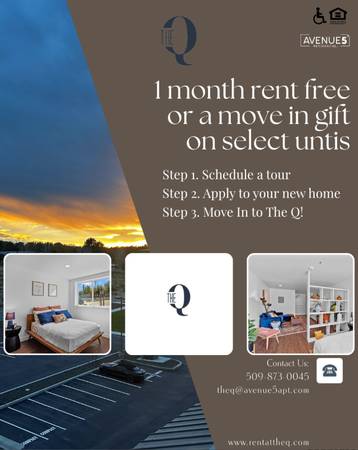 Studio Apartments in Kennewick! 1