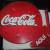 Coca-Cola large metal sign, flange sign, Spanish, Coca-Cola Aqui 3 thumbnail