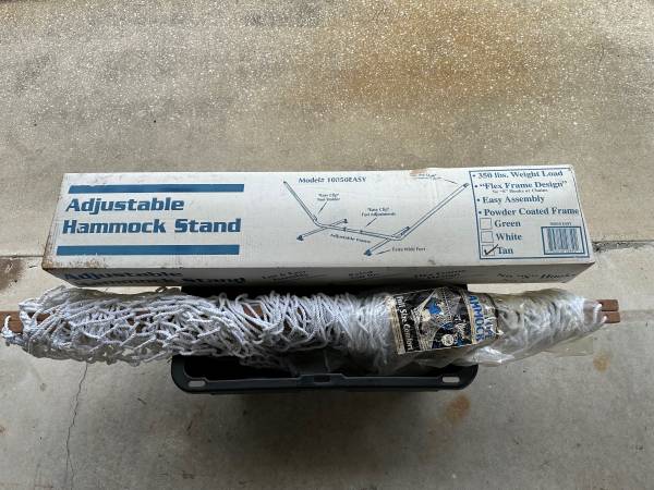New full size hammock with stand 1