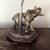 Vintage Brass Elephant Lamp with Wooden Base 8 thumbnail