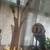 Mid Century Brass & Pink Lily Lamp 8 thumbnail