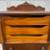 Antique Victorian queen ann 5 drawer walnut chest dresser 3 thumbnail