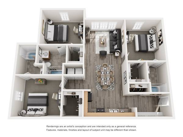 $1,690 / 3br - 1200ft2 - Now Available 3Bed/3Bath Newly Renovated Apartment Home (Statesboro)63925464791811121