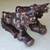 Pair of large finely carved rosewood Chinese ox/bull sculpture statue 4 thumbnail