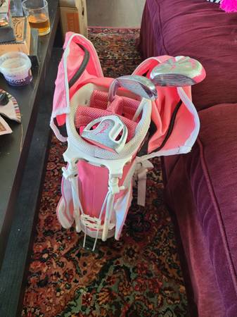 Nice starter golf club and bag set for young girl. 1