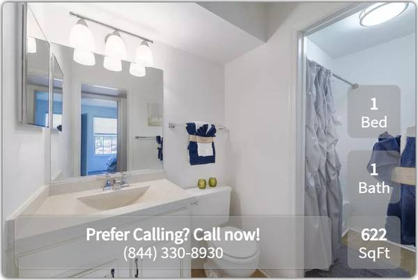 $1,632 / 1br - 622ft2 - Beautiful 1 bed / 1 bath in a great neighborhood! Ready to view now! (Woodbridge - Leesylvania State Park)63896278596610122