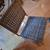 Beautiful Lattice Leather Wood Frame Chair ... Almost New ... 2 thumbnail
