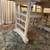Vintage Mid-Century Modern Dining Set – Solid Wood Table w/ 5 Greek Ke 3 thumbnail