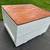 Wood Storage Box Trunk on Casters Firewood Tools Toys Appliances 2 thumbnail