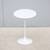 Mid-Century Eero Saarinen for Knoll 22.5" Oval White Tulip Side Table 10 thumbnail