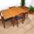 Teak Dining Set - MCM-Vejle Stolefabrik Table & 4 Schionning & Elgaard 2 thumbnail