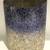 Large Blue & Silver Sparkly Glass Decorative Vase - Brand New 2 thumbnail