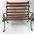 LITTLE MINIATURE BENCH  19” HIGH 19” WIDE 19” DEEP  MATERIAL: CAST IRO 18 thumbnail