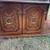 Vintage walnut oval coffee table 3 thumbnail
