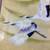 Vintage Tutanka Japanese Cloisonne Enamel Tray With Flying Cranes - 9. 3 thumbnail