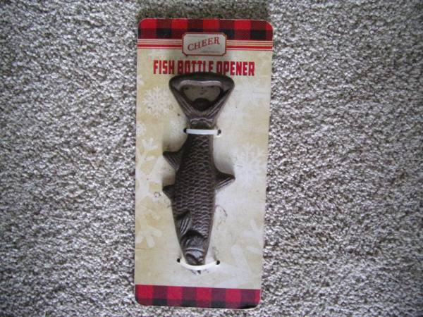 Cheer Cast Iron Fish Bottle Opener Brand New 1