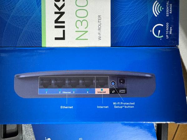 Nuevo enrutador inalámbrico WiFi Linksys N300 en caja - $20 (hercules, pinole, san pablo, el sob)63439999916035121