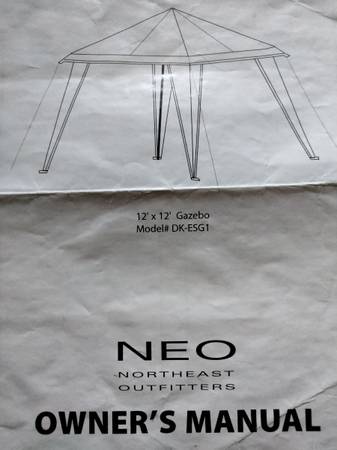 GAZEBO 12x12 never used 1